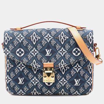 Pre Owned حقيبة لويس فويتون بوشيت متيس زرقاء منذ 1854