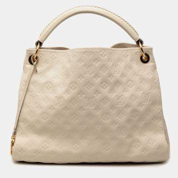 Pre Owned Louis Vuitton White Monogram Empreinte Artsy MM