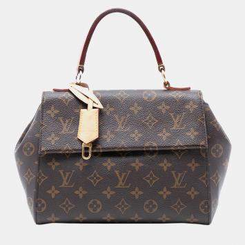 Pre Owned Louis Vuitton Brown Monogram Cluny BB