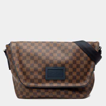 Pre Owned Louis Vuitton Brown Damier Ebene Sprinter MM