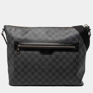 Pre Owned Louis Vuitton Black Damier Graphite Mick MM