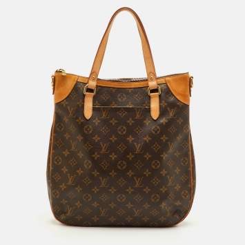 Pre Owned Louis Vuitton Odeon GM Monogram Canvas and Leather Tote