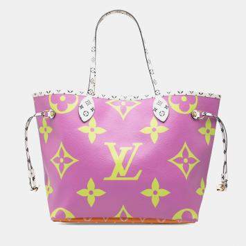مملوكة مسبقًا Louis Vuitton Purple Monogram Giant Neverfull MM