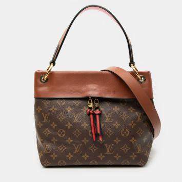 Pre Owned حقيبة لوي فيتون تويليري بيزاك بني مونوغرامي