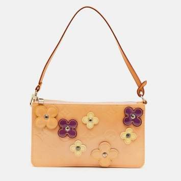 Pre Owned حقيبة صغيرة لوي فيتون "ليكسينغتون" مزينة بورود فيرنيه مونوغراميي بيج