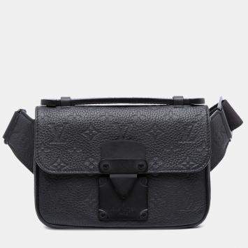 Pre Owned حقيبة خصر لوي فيتون قفل إس مونوغرام توريلون سوداء