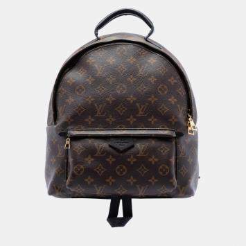 Pre Owned Louis Vuitton Brown Monogram Palm Springs MM