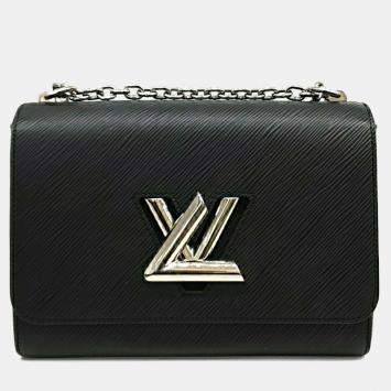 Pre Owned Louis Vuitton Black Leather Epi Twist MM
