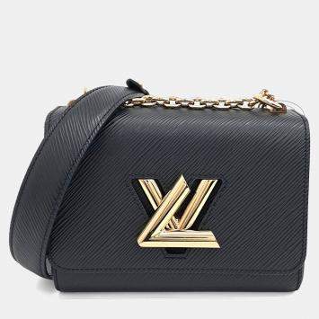 Pre Owned Louis Vuitton Black Leather Epi Twist PM