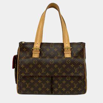 Pre Owned Louis Vuitton Brown Monogram Multipli Cite
