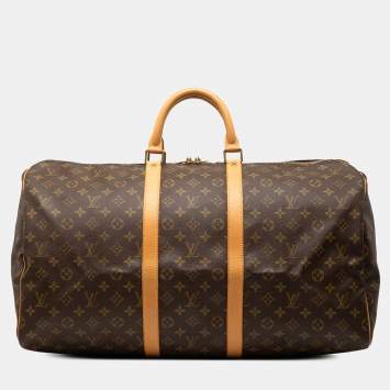 مملوكة مسبقًا حقيبة لوي فيتون كيبول 55 مونوغرام بني