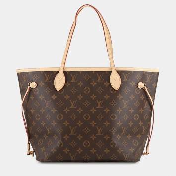 مملوكة مسبقًا Louis Vuitton Neverfull Rose Beige Monogram Size Mm