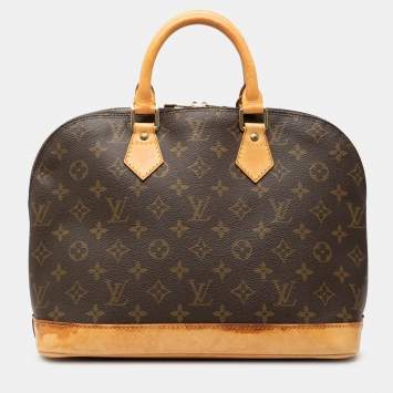 مملوكة مسبقًا Louis Vuitton Brown Monogram Alma PM
