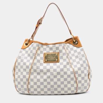مملوكة مسبقًا Louis Vuitton White Damier Azur Galliera PM