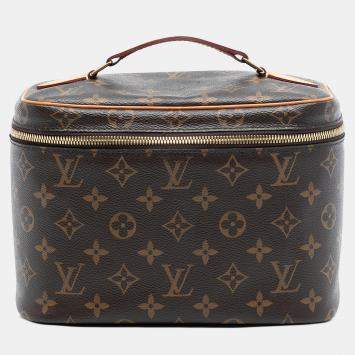 Pre Owned Louis Vuitton Brown Monogram Nice BB Vanity Case