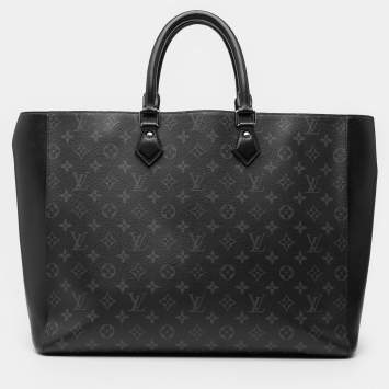 مملوكة مسبقًا Louis Vuitton Black Monogram Eclipse Grand Sac Tote