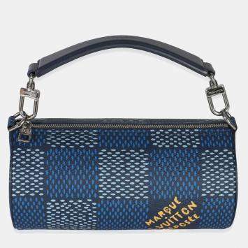 Pre Owned Louis Vuitton Damier Heritage Canvas Soft Polochon PM