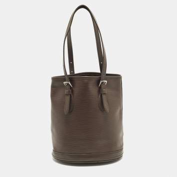 Pre Owned Louis Vuitton Limited Edition Petit Moka Epi Leather Bucket Bag