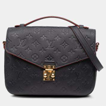 مملوكة مسبقًا Louis Vuitton Blue Monogram Empreinte Pochette Metis