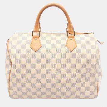 مملوكة مسبقًا حقيبة لويس فيتون سبيدي ٣٠ دامير أزور أبيض