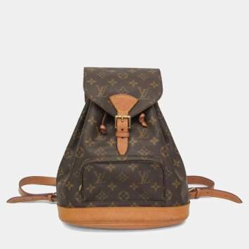 مملوكة مسبقًا Louis Vuitton Monogram Montsouris MM Backpack Brown
