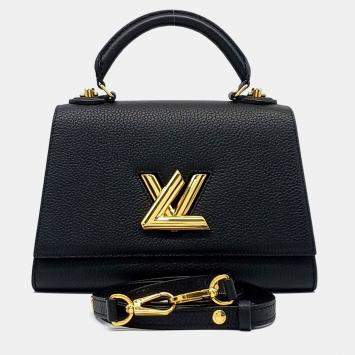 مملوكة مسبقًا Louis Vuitton Black Leather One Handle Twist PM