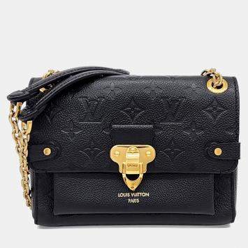 Pre Owned Louis Vuitton Black Leather Empreinte Babin BB