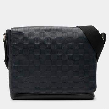 Pre Owned Louis Vuitton Blue Damier Infini District PM