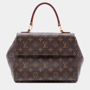 Pre Owned Louis Vuitton Brown Monogram Cluny BB