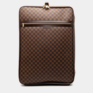 Pre Owned Louis Vuitton Brown Damier Ebene Pegase 65