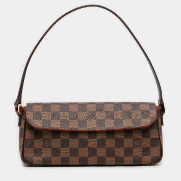 Pre Owned Louis Vuitton Brown Damier Ebene Recoleta