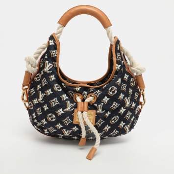 مملوكة مسبقًا حقيبة لوي فيتون بول MM بيج/أزرق بحري نايلون محدود الإصدار مونوجرامي