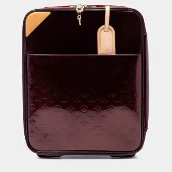 Pre Owned حقيبة لوي فيتون مونوغرام فيرني أحمر بيغاس 45