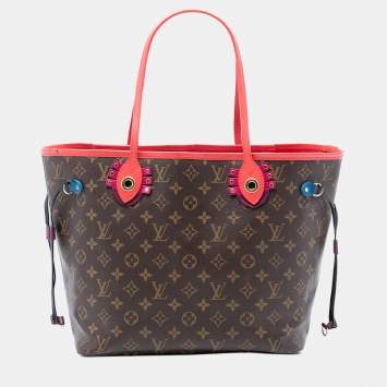 مملوكة مسبقًا Louis Vuitton Brown Monogram Totem Neo Neverfull MM