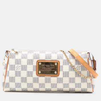 مملوكة مسبقًا حقيبة لويس فويتون دامييه أزور أبيض إيفا