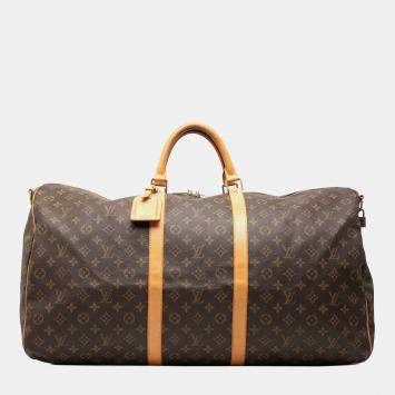 مملوكة مسبقًا حقيبة لوي فيتون مونوغرام بني كيبال باندولير 60