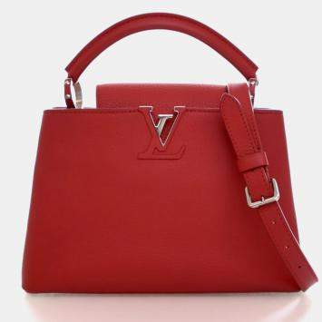 Pre Owned Louis Vuitton Calfskin Capucines PM