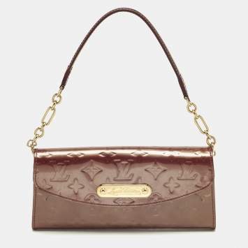 Pre Owned Louis Vuitton Sunset Boulevard Violette Monogram Vernis Bag