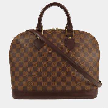 مملوكة مسبقًا حقيبة لوي فيتون ألما دامييه إبين بني PM