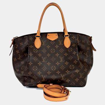 Pre Owned Louis Vuitton Brown PVC Monogram Turenne MM