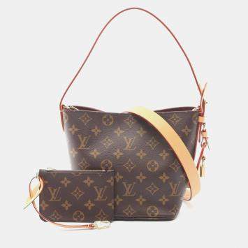 Pre Owned حقيبة لوي فيتون أول إن بي بي قماش مغلف وجلد مونوغرام بني