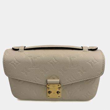 مملوكة مسبقًا Louis Vuitton White Metis East West
