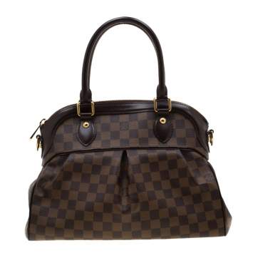 Pre Owned Louis Vuitton Damier Ebene Canvas Trevi PM Bag