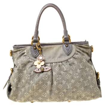 Pre Owned Louis Vuitton Grey Monogram Idylle Neo Cabby MM Bag