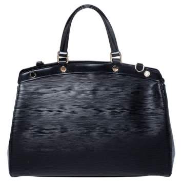 Pre Owned Louis Vuitton Black Epi Leather Brea MM Bag