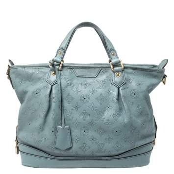 Pre Owned Louis Vuitton Ciel Mahina Leather Stellar PM Bag