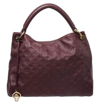 Pre Owned Louis Vuitton Aurore Monogram Empreinte Leather Artsy MM Bag