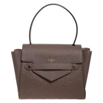 Pre Owned Louis Vuitton Bronze Monogram Empreinte Leather Trocadero Bag