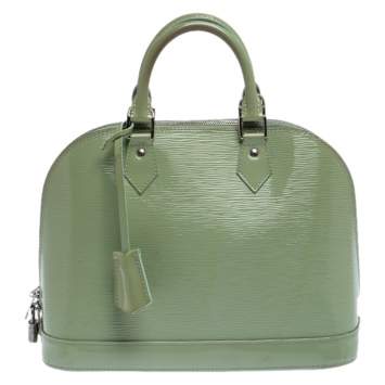 Pre Owned Louis Vuitton Amande Electric Epi Leather Alma PM Bag     