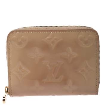 Pre Owned Louis Vuitton Dune Monogram Vernis Zippy Coin Purse